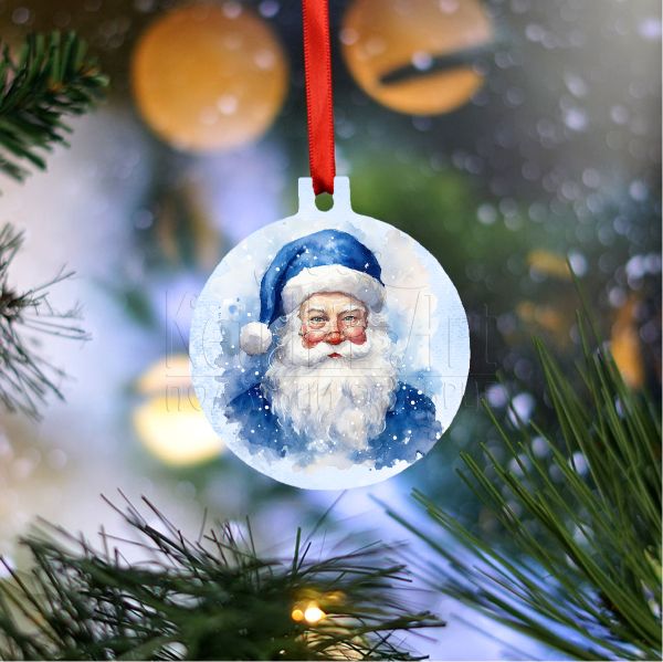 Коледна висулка за елхата - Синя Коледа