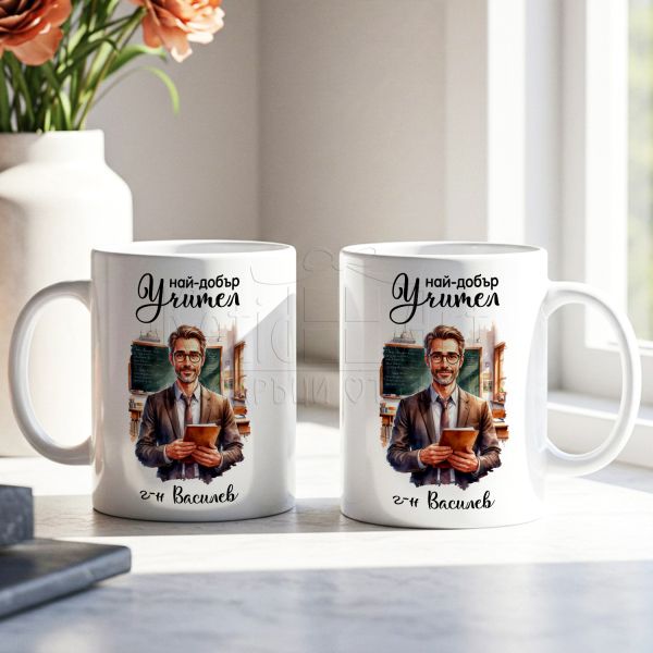 Персонализирана чаша - Най-добър учител