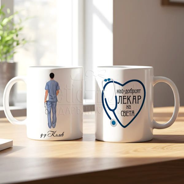 Чаша за лекар с име