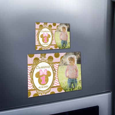 Магнит със снимка - Мини Маус