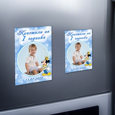 Магнит със снимка - Мики Маус 4