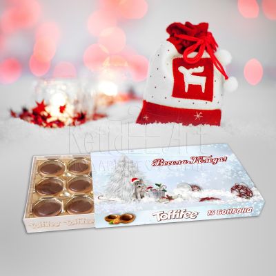 Коледни бонбони Toffifee- Бяла зима