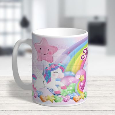 Персонализирана детска чаша - Еднорог
