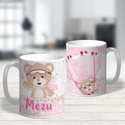 Детска чаша  - Мече с балон