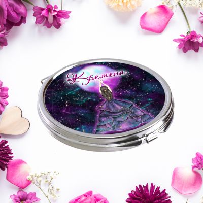 Персонализирано огледало с име - Звездно момиче