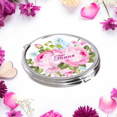 Персонализирано огледало с име - Рози 2