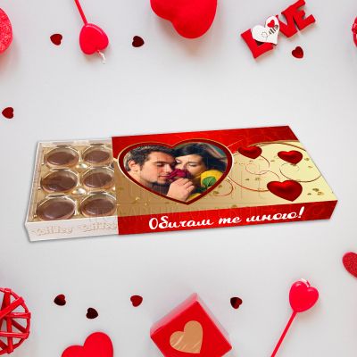 Бонбони Toffifee със снимка - Сърце