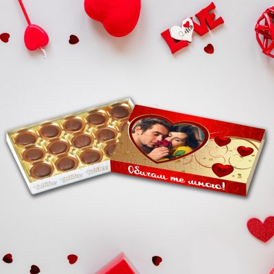 Бонбони Toffifee със снимка - Сърце
