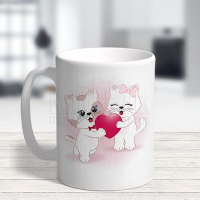 Чаша за влюбени и двойки - Влюбени котета