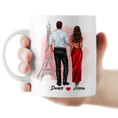 Чаша за влюбени и двойки - Париж