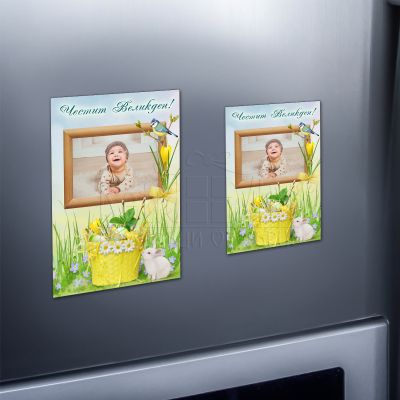 Великденски магнит със снимка - Минзухар 