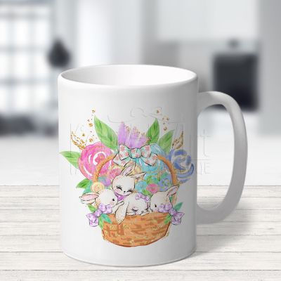 Великденска чаша - Фея и зайче