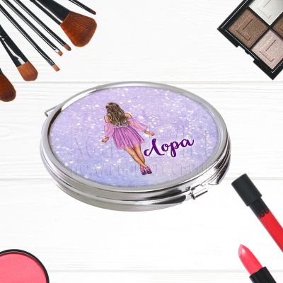 Персонализирано дамско огледало с име - Момиче