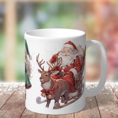 Детска коледна чаша - Момиче Елф 