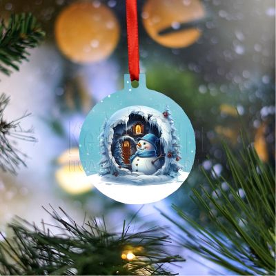 Коледна висулка за елхата - Снежен човек