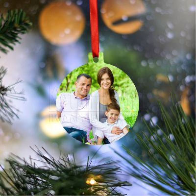 Коледна висулка със снимка за елхата 