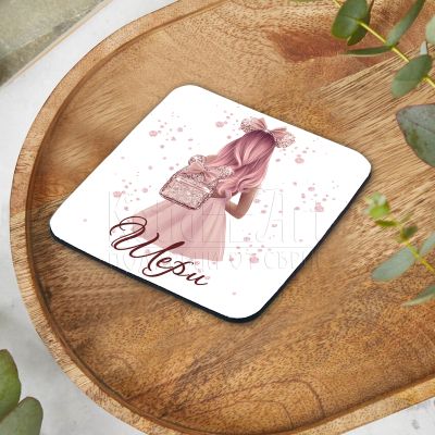  Подложка за чаша - Розов блясък