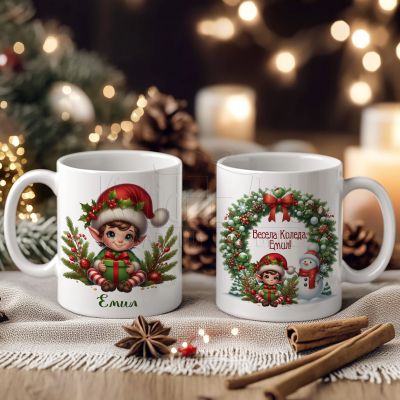 Детска коледна чаша подарък за момче