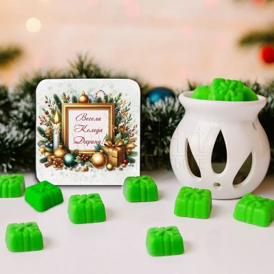 Коледен сет с арома лампа и персонализирана подложка