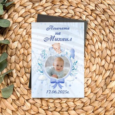 Магнит за погача на момче с мече