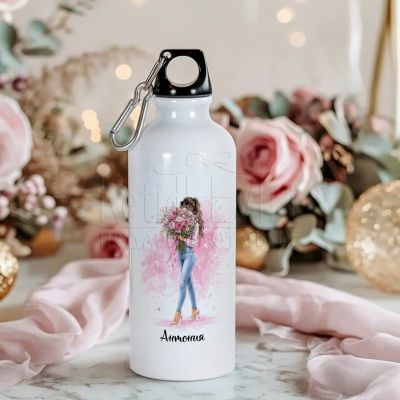 Нежен подаръчен комплект за жена с име в подаръчна кутия