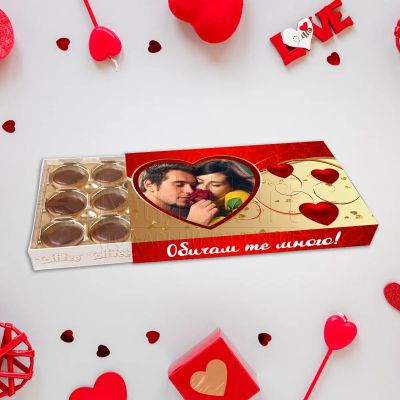 Бонбони Toffifee със снимка - Сърце